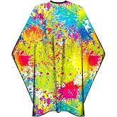 Salon Cape for Women, Barber Haircutting Cape with Snaps,Professional Waterproof Stylist Hairdresser Gown- 63”× 56”