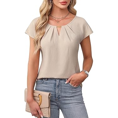 Amazon Best Sellers: Best Women's Blouses & Button-Down Shirts