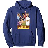Bob's Burgers Family Shot &amp; Teddy Logo Pullover Hoodie