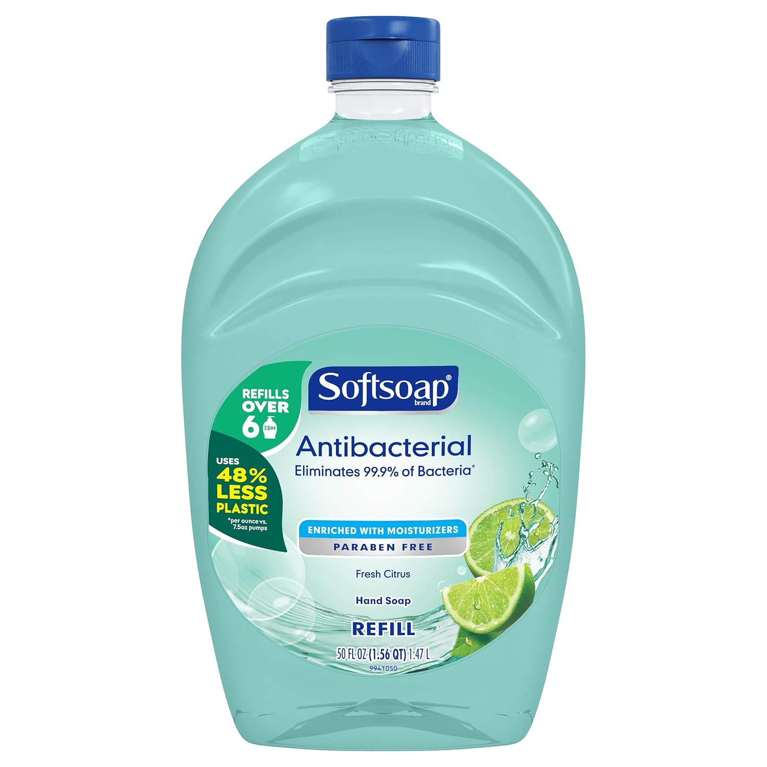 Softsoap - US05266A SOFTSOAP Antibacterial Liquid Hand Soap Refill, Fresh Citrus, 50 Ounce Bottle, Bathroom Soap, Bulk Soap, Moisturizing Antibacterial Hand Soap (Pack of 6): Industrial & Scientific