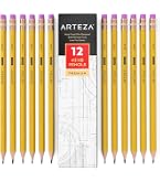 Amazon.com : ARTEZA HB Pencils #2, Pack of 48 Wood-Cased Graphite