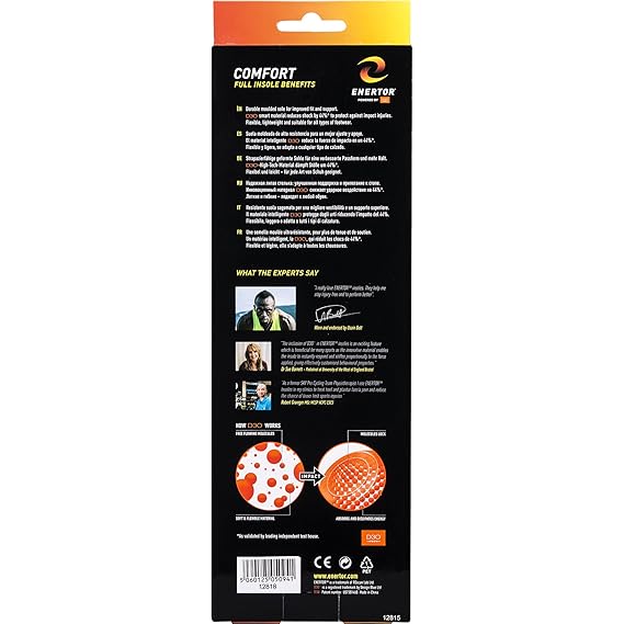 Cómoda plantilla Enertor de longitud completa: Amazon.es: Zapatos y complementos