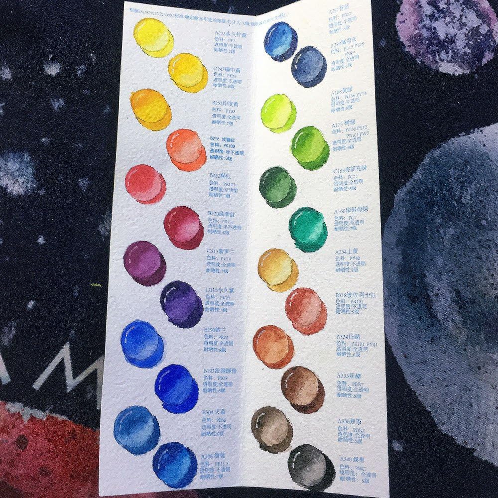 Paul Rubens Watercolour Paint Set, 24 Colours Professional Artist Grade Watercolor Paint - Image 3
