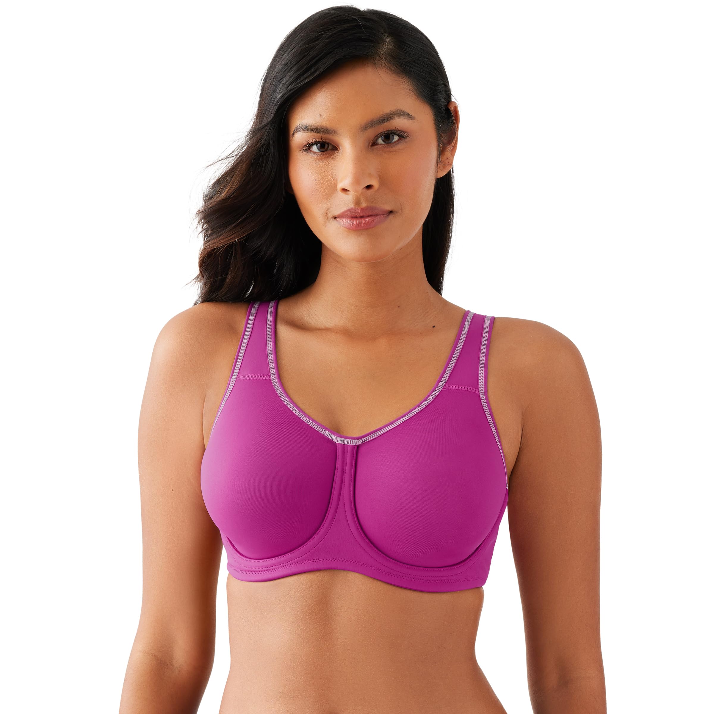 Wacoal Women’s Simone Sport Unlined Full Coverage Underwire Sports Bra, 855170