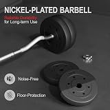 Yaheetech Barbell Weight Set 30KG Adjustable Dumbbell Weight Bar Home Gym view 5