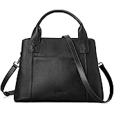 befen Genuine Leather Handbag for Women Small Soft Satchel Tote Bags Crossbody Shoulder Purses with Zipper