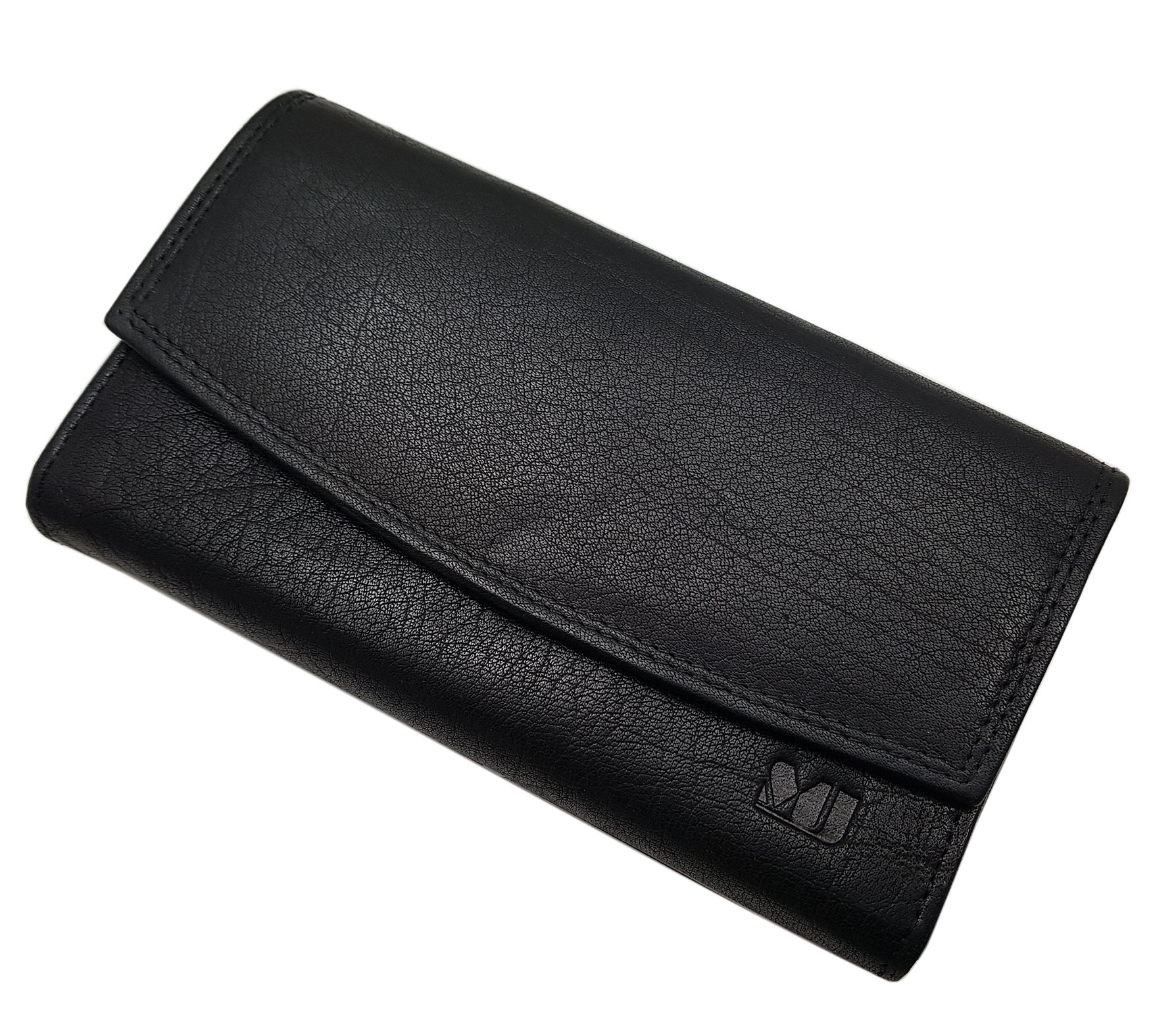 myledershop Buffalo Leather Waiters Wallet MJ-Design-Germany in Black