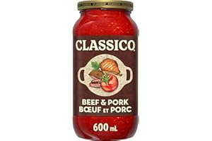 Classico Beef & Pork Pasta Sauce, 600 mL Jar