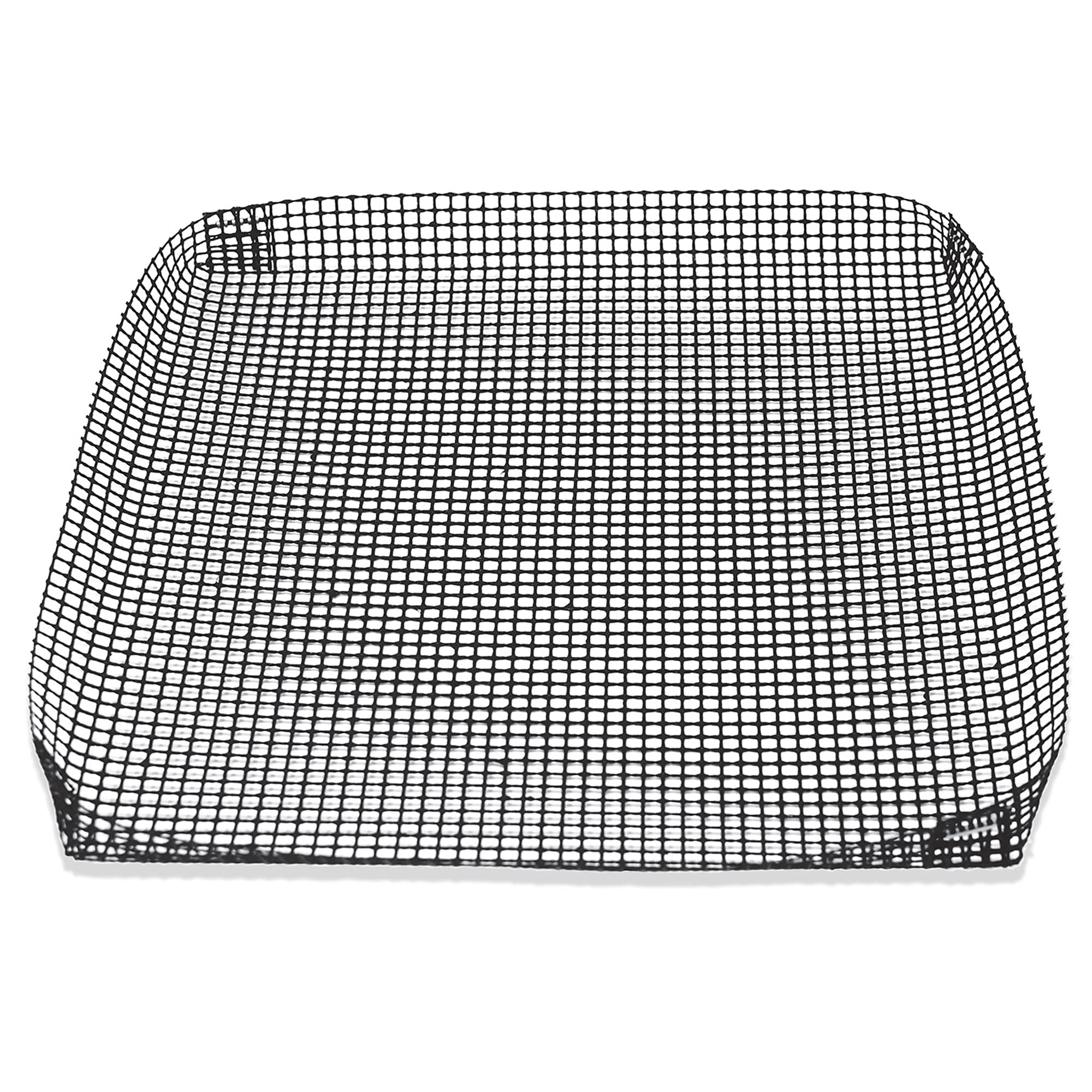 Reusable Nonstick Bbq Grilling Basket Mesh Sheets for Grilling Toaster Ovens and Campfire Cooking Accessories (Black, 9- x 9.5- Inch)