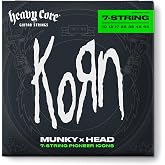 Jim Dunlop Heavy Core Korn Guitar Strings 10-65 | 7 String | For Guitar