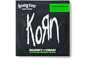 Jim Dunlop Heavy Core Korn Guitar Strings 10-65 | 7 String