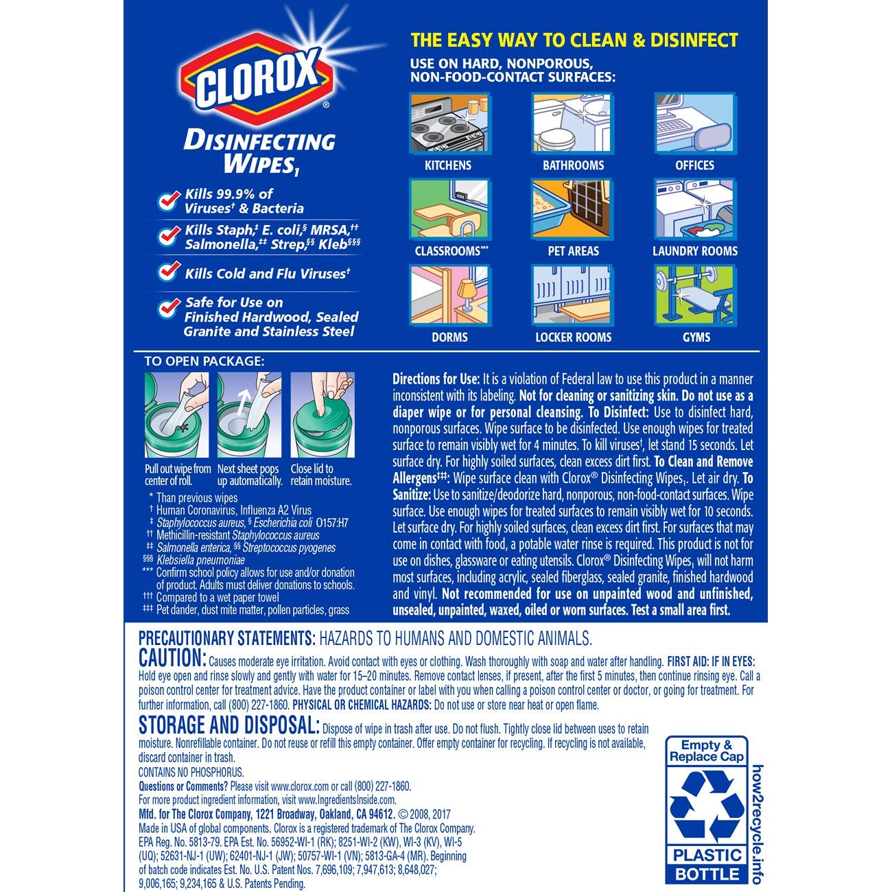 75 Pack Fresh Disinfecting Wipes: Beauty