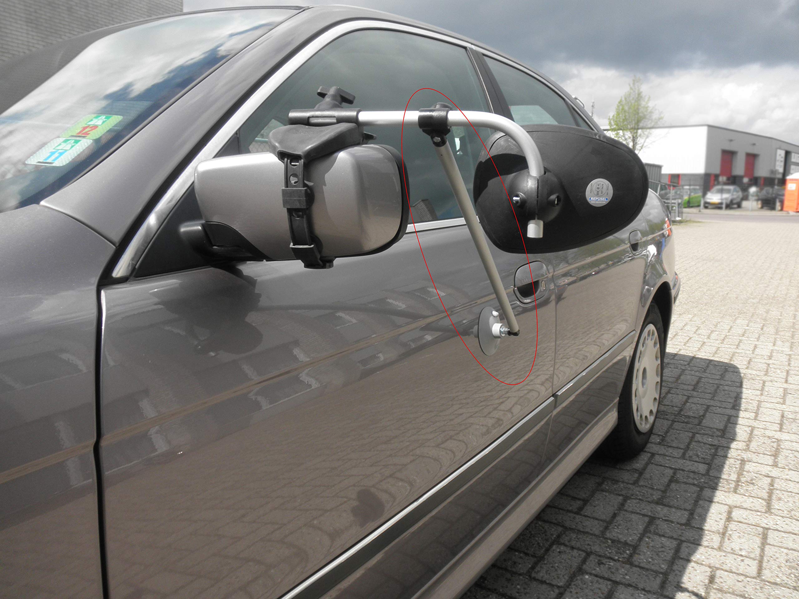 Repusel 8792 Dasta Towing Mirror Support Arm, Grey, Set of 2