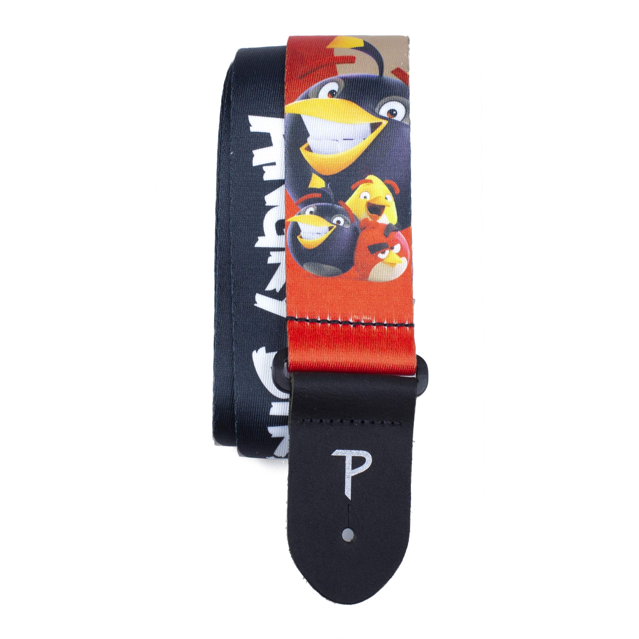 Perri's Leathers | Angry Birds Guitar Strap (Official Licensing) 2” Polyester Webbing, Adjustable Length 39" - 58" Long, LPCP-8185