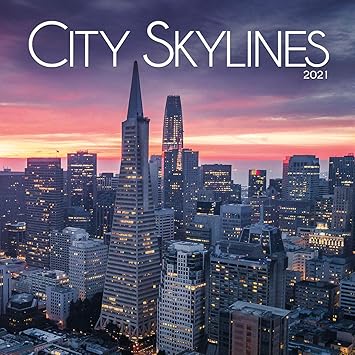 Amazon Com Turner Photo City Skylines 21 Photo Wall Calendar Office Products