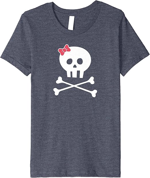 Skull Tees Cute Skull Shirt for Girls and Women Clothing