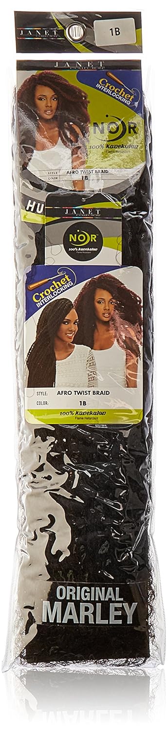 Amazon Com Janet Collection Afro Twist Braid Color 1b Off Black
