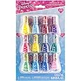 Townley Girl Disney Princess Non-Toxic Water-Based Peel-Off Quick Dry Nail Polish with Nail Separators|Gift Kit Set for Kids Girls|14 Pc Set - Perfect for Parties, Sleepovers and Makeovers