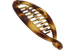 Camila Paris CP2192 French Extra Small Banana Clip Hair Comb for Fine Hair, Classic Banana Clips Hair for Thin Hair Ponytail 