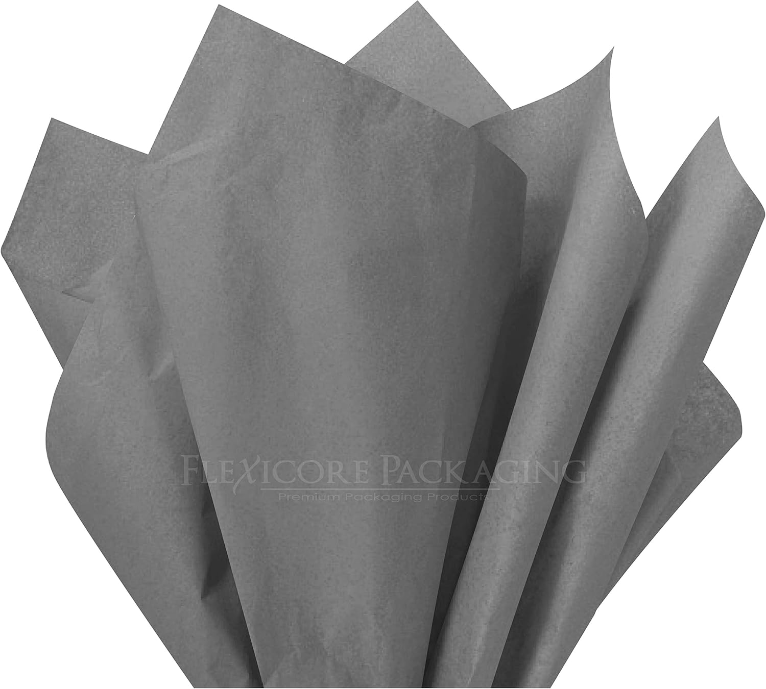 Flexicore Packaging Gray Gift Wrap Tissue Paper XL | Size: 20 Inch X 30 Inch | Count: 48 Sheets | Color: Gray: Health & Personal Care