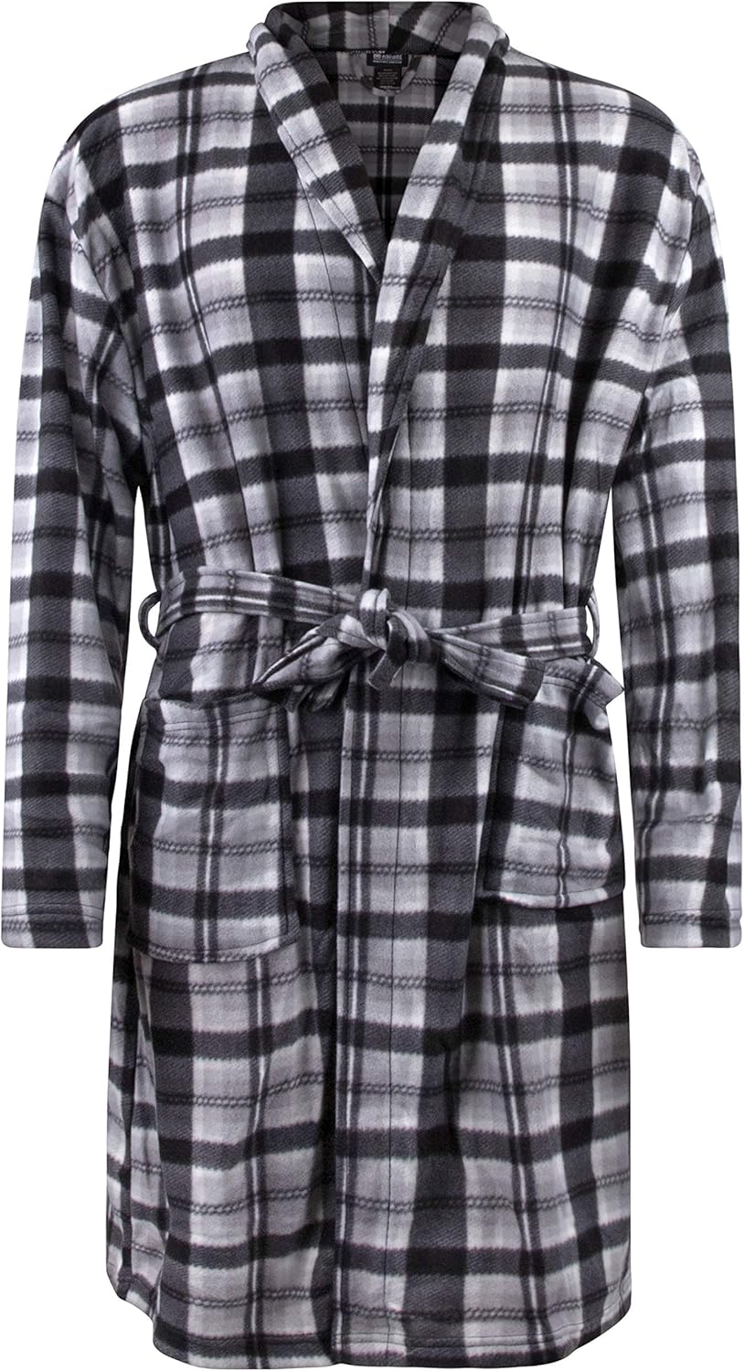 Ecko Unltd. Men's Beautifully Colored Soft Plush Fleece Bath and spa robe 100% Polyester: Clothing
