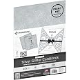 Amazon.com: Print Works Printable White Glitter Cardstock, Perfect for ...