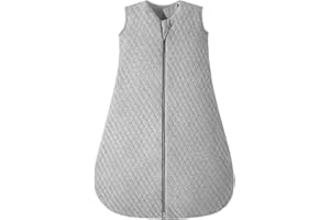 Yoofoss Baby Sleep Sack 12-18 Months, 2.5 TOG Quilted Winter Wearable Blanket Thickened Baby Sleeping Bag 2-Way Zipper Toddle