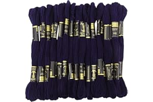 25 x Anchor Threads Stranded Cotton Cross Stitch Hand Embroidery Thread Floss Skeins-Navy Blue