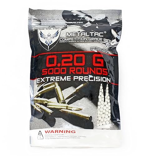 0.2g 6mm Airsoft BBs - 10,000 Round Bag Perfect Grade Pellets For AEG & Sniper Rifles