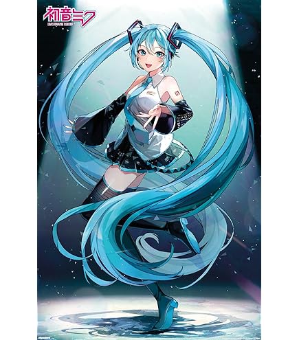 Amazon.com: Trends International Hatsune Miku - Color Splash Wall Amazon.com: Trends International Hatsune Miku - Color Splash Wall