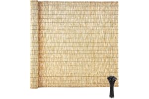 VEVOR Natural Reed Fencing, 5.58 x 16.4 ft, Decorative Natural Reed Fencing Roll, Decorative Fence for Backyard Garden Divide