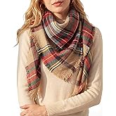 American Trends Cozy Gifts for Women - Fall Winter Scarf Oversized Blanket Plaid Shawl Wraps - Christmas Gifts Soft Scarves