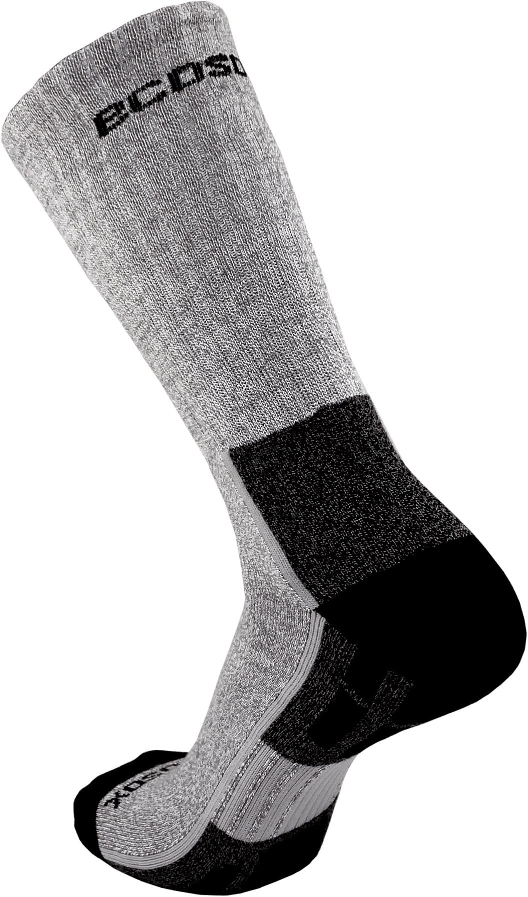 EcosSox Bamboo Viscose Half Cushion Hiking Crew Socks - Keep Your Feet Dry, Odor, Blister Free