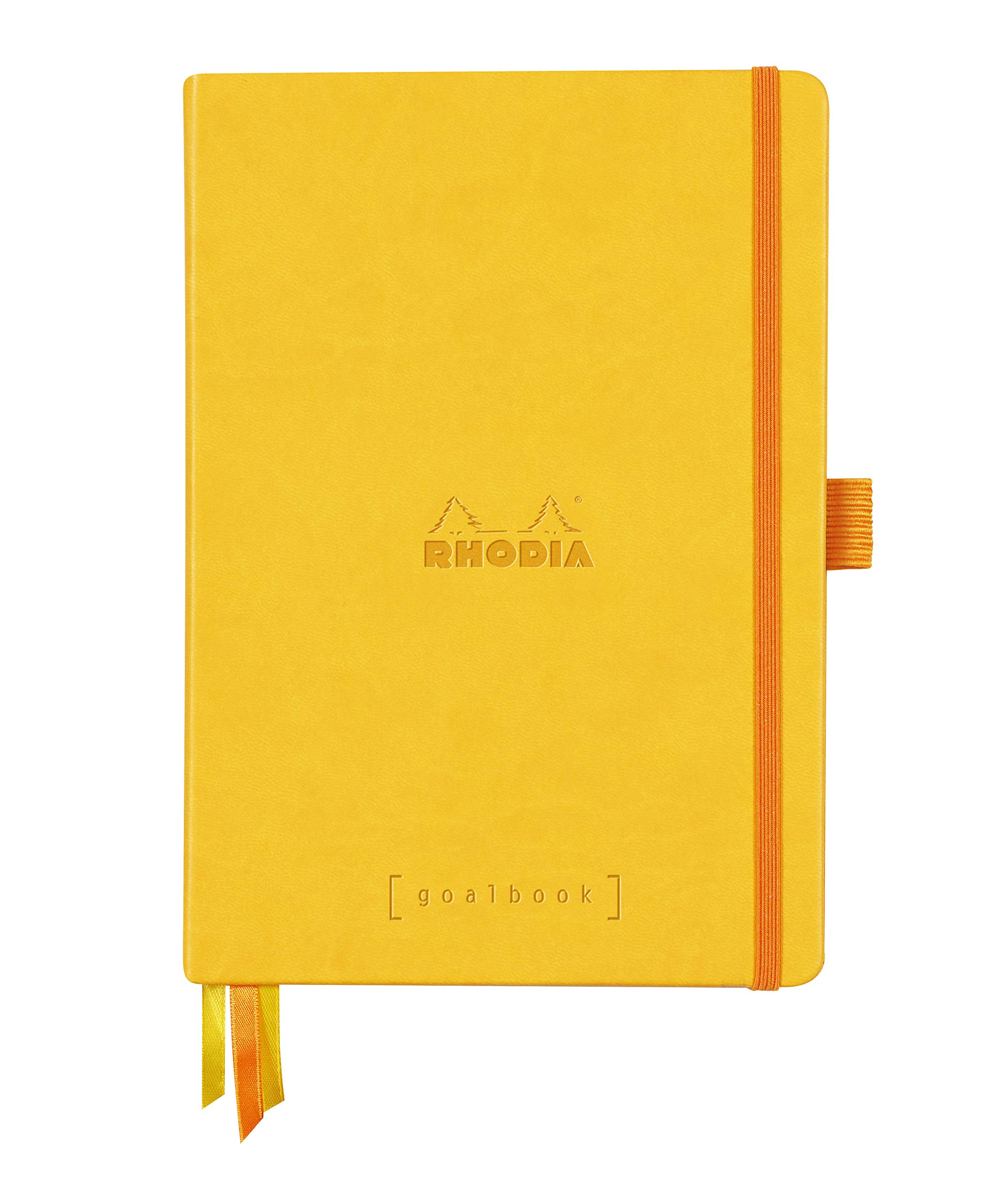 Rhodia Hardcover Goal Book, A5, Dot - Daffodil Yellow