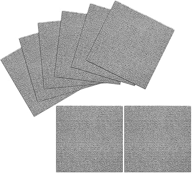 Triluc Carpet Tiles Peel And Stick Multi Purpose Floor Mat For Home And Pets Non Slip Vacuum Safe Machine Washable Pet Mat 12 X 12 Amazon Com