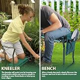 Albert Austin Foldable Garden Kneeler & Bench Stool with Tool Bag view 7