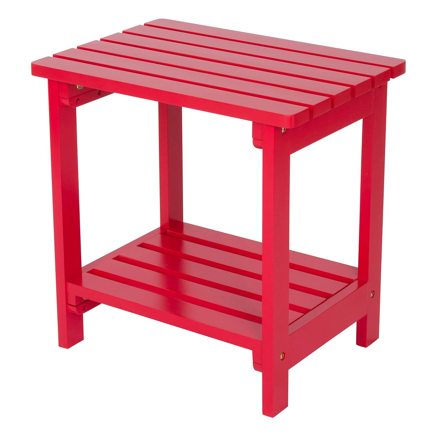 Best outdoor side table red