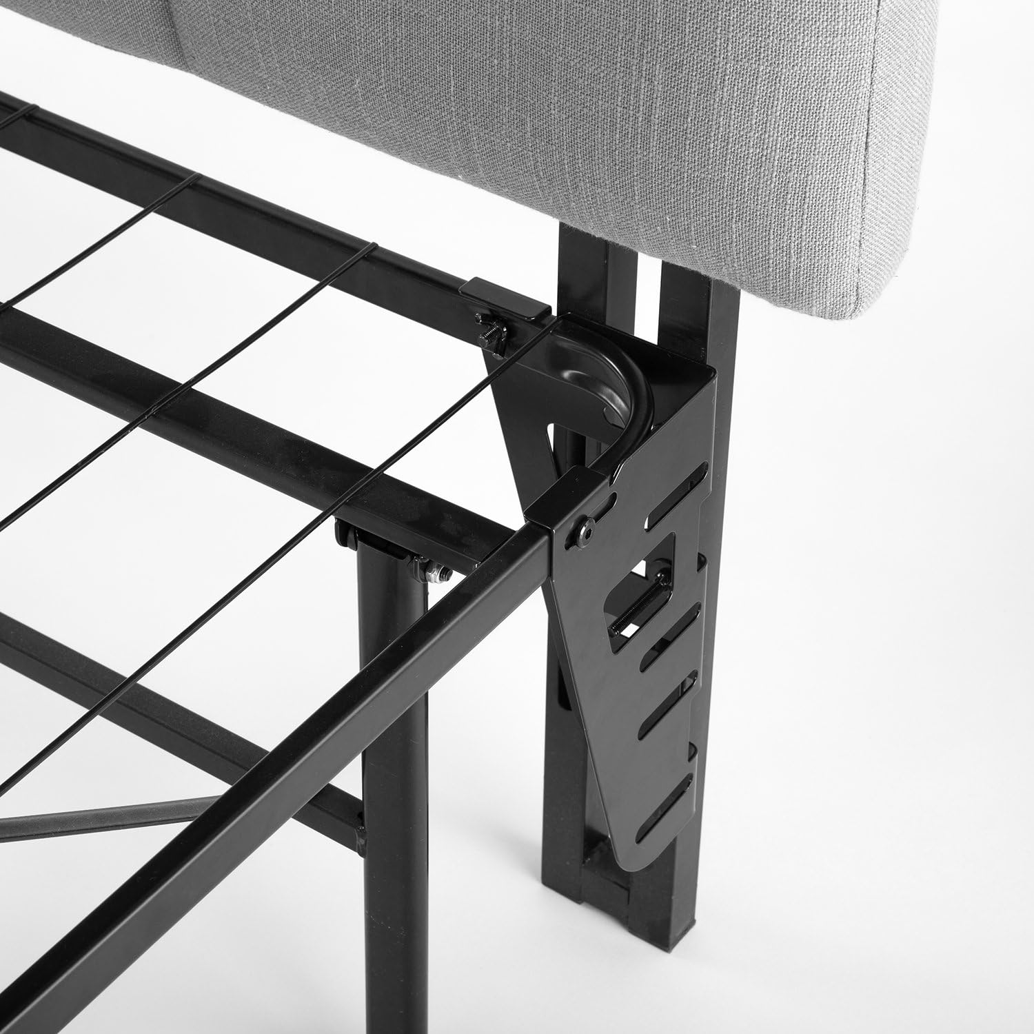 Zinus SmartBase Headboard and Footboard Brackets, Set of 2: Furniture & Decor