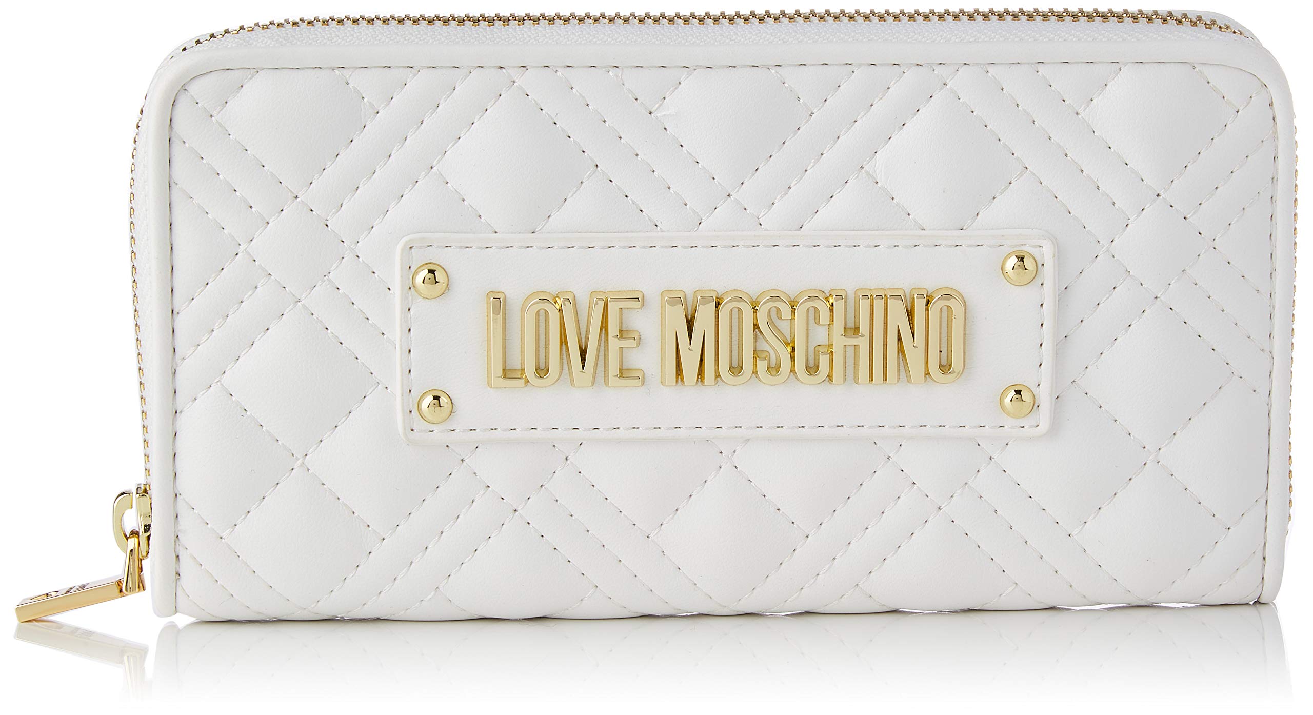 Love Moschino Women's Ss21 Pre-Collection Wallet, White, Standard