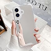 KEXAAR Designed for iPhone 17 Mirror Case [Four Corner Guard Shockproof] Protective Bumper Hard Back Slim Clear Phone Cover for Women Girls Makeup Touch up Back Camera Selfies 2025 6.3", Mirror 17