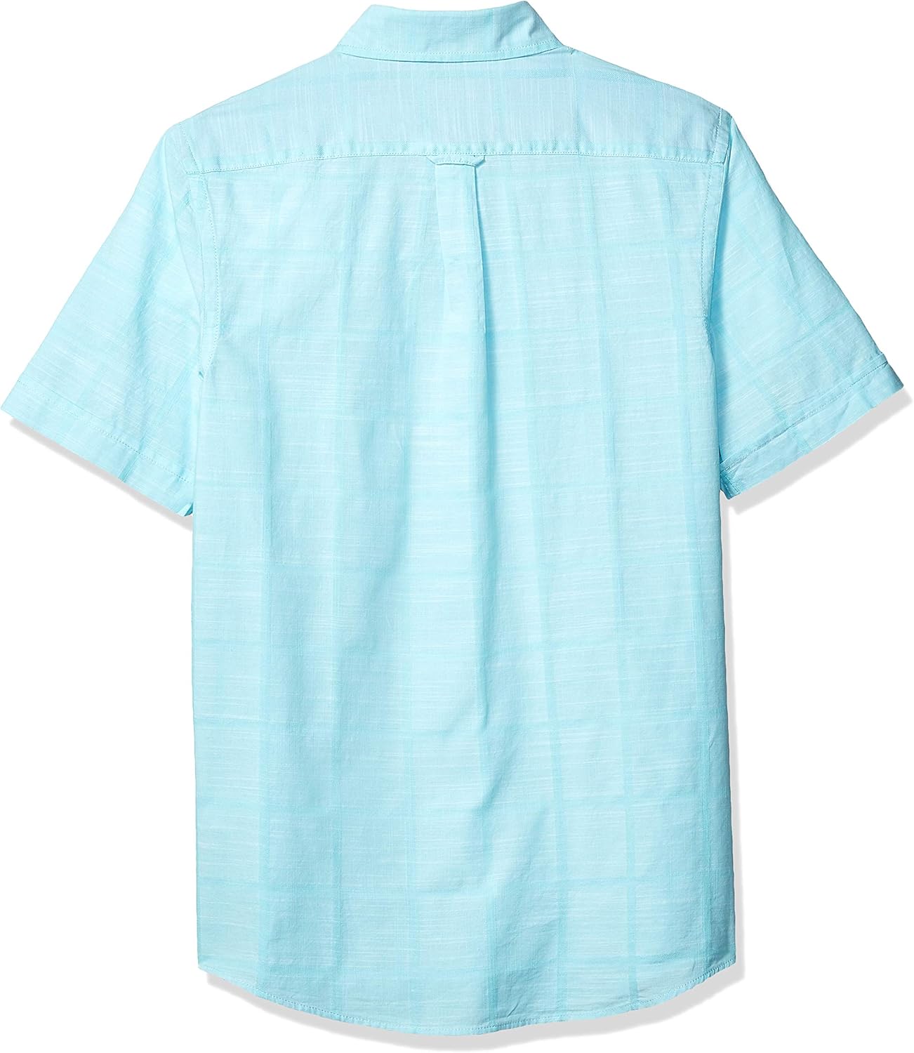 IZOD Men's Saltwater Short Sleeve Windowpane Button Down Shirt at  Men’s Clothing store