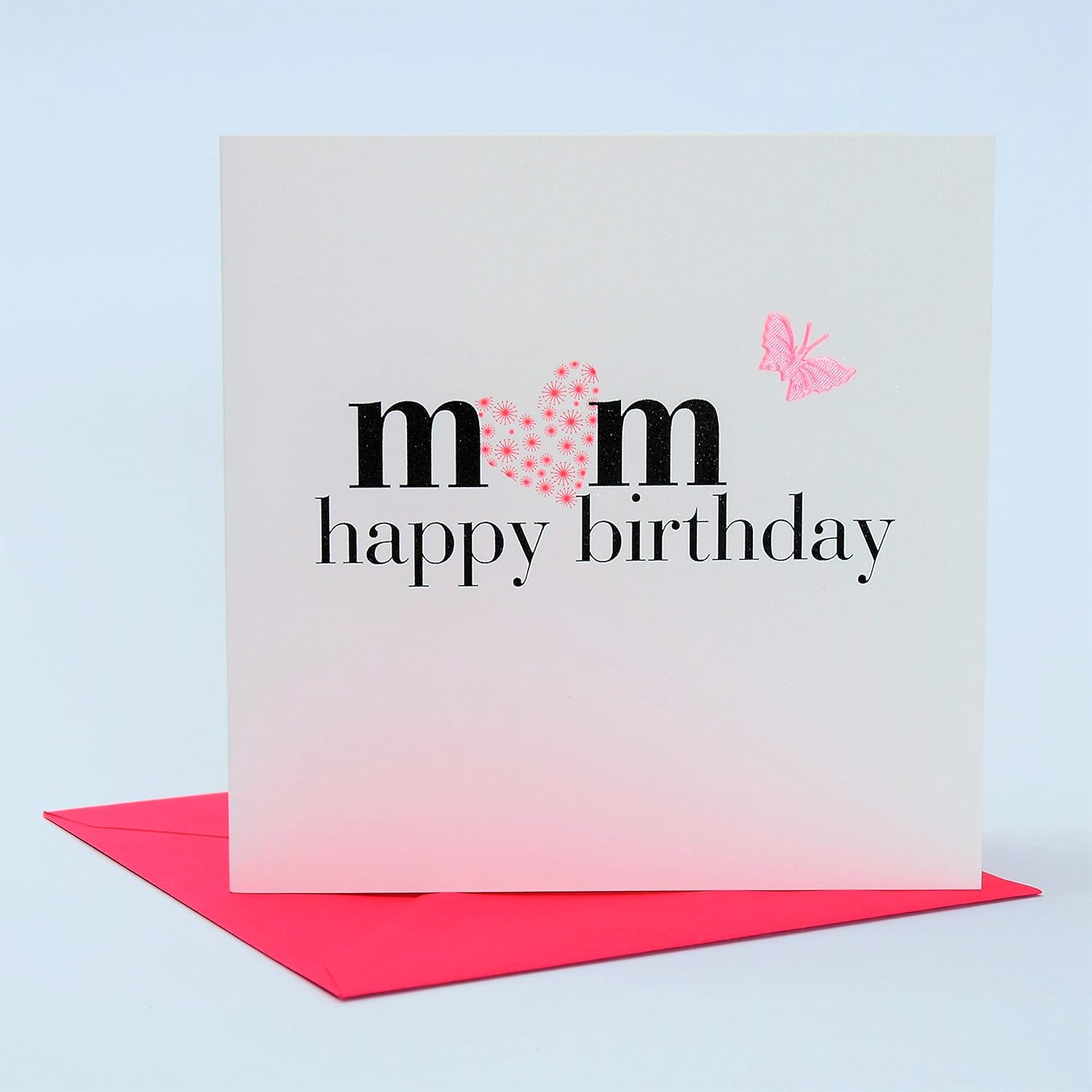 Claire Giles Greeting Cards, Happy Birthday Card, Heart and Flowers Design Birthday Greeting Card - Image 5