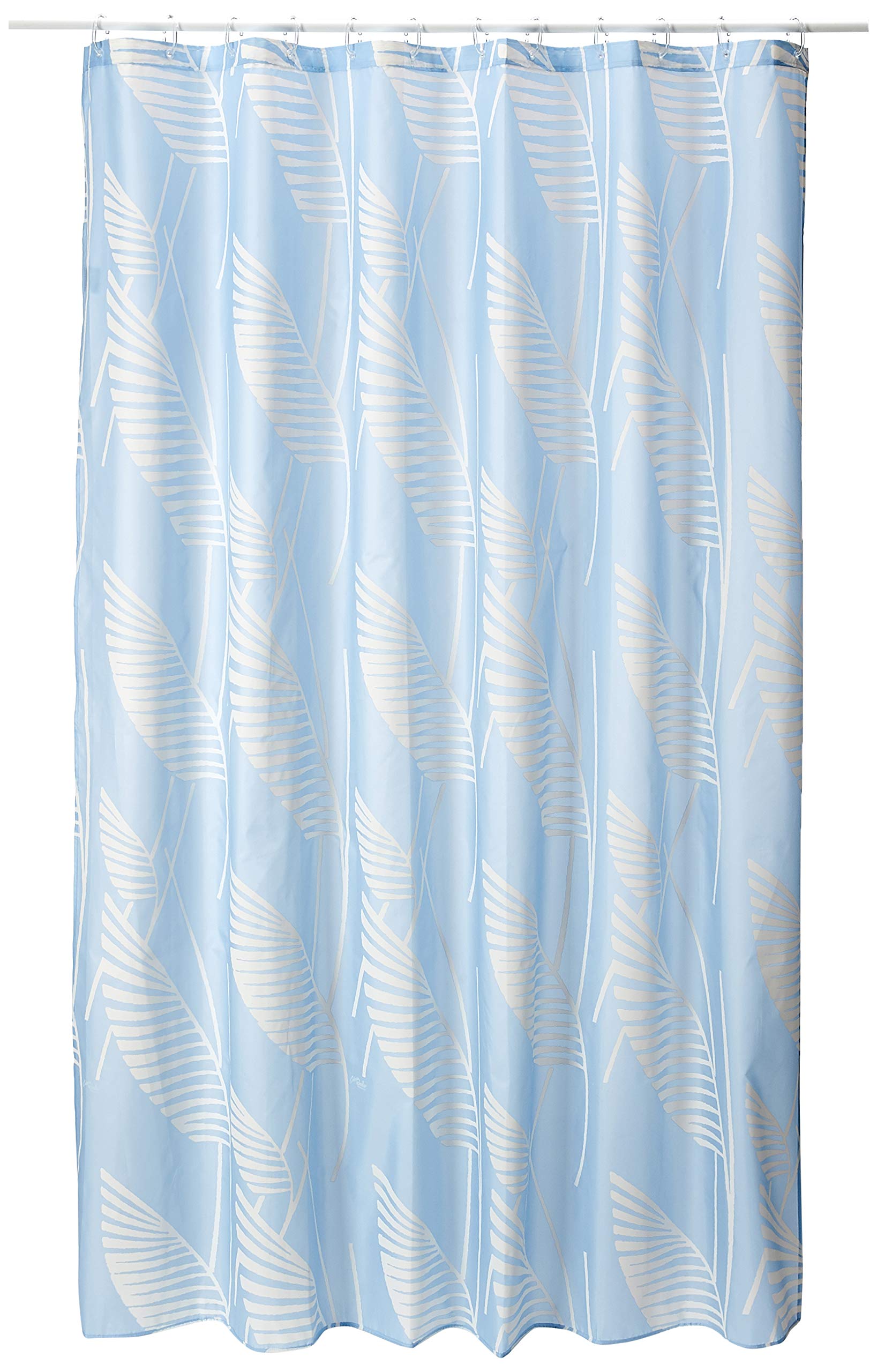 Spirella Textile Curtain Garbo Sky 180 x 200 1207296, White, Standard