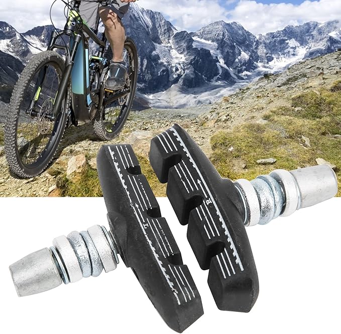 Bike Brakes Pads, V‑Brake Blocks Durable for Repair for Bike Amazon.ae