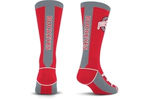 For Bare Feet NCAA Unisex Ncaa Mvp Crew Sock Medium