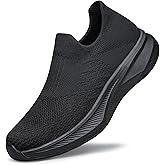 Men's Slip On Walking Shoes Comfortable Lightweight Breathable Socks Shoes Casual Mesh Tennis Gym Running Sneakers