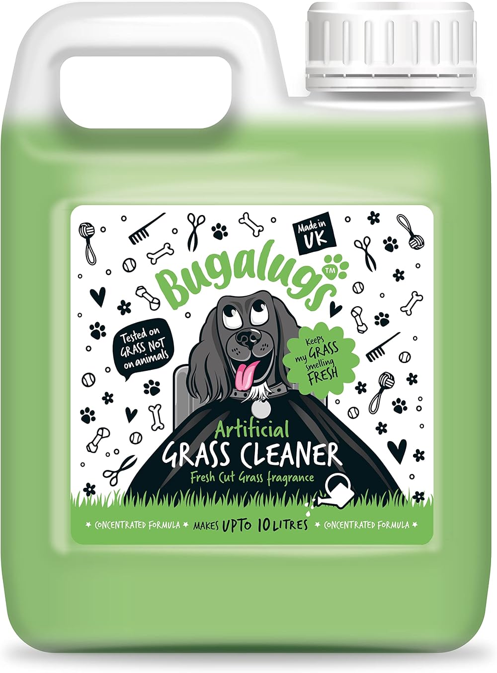 BUGALUGS Fresh Cut Grass Artificial Grass Cleaner 1L UK Cruelty Free