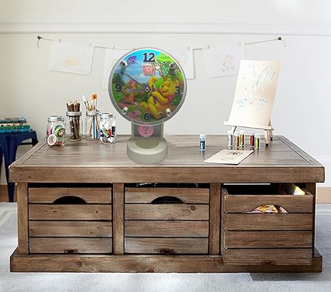 Newest Arrival Cutest Cartoon 2-in-1 Table Cum Wall Clock, Kids Room Decor