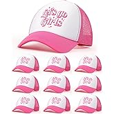 Jecery 10 Pcs Trucker Hat for Women, Bach Party Mesh Baseball Cap for Bridal Shower Wedding Bach Party Favors