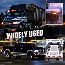25 Pcs 4 Inch Trailer Marker Lights Front Rear Side